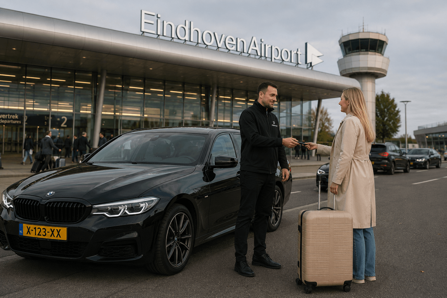 ParkPilot chauffeur bij Kiss & Ride Eindhoven Airport