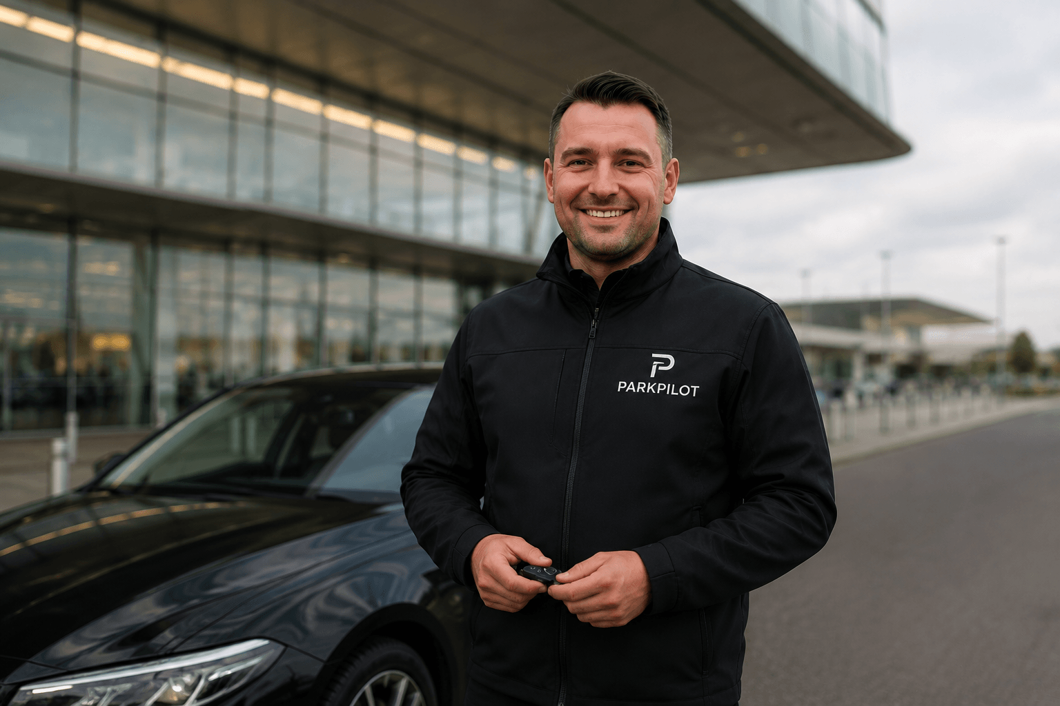 ParkPilot chauffeur bij Eindhoven Airport