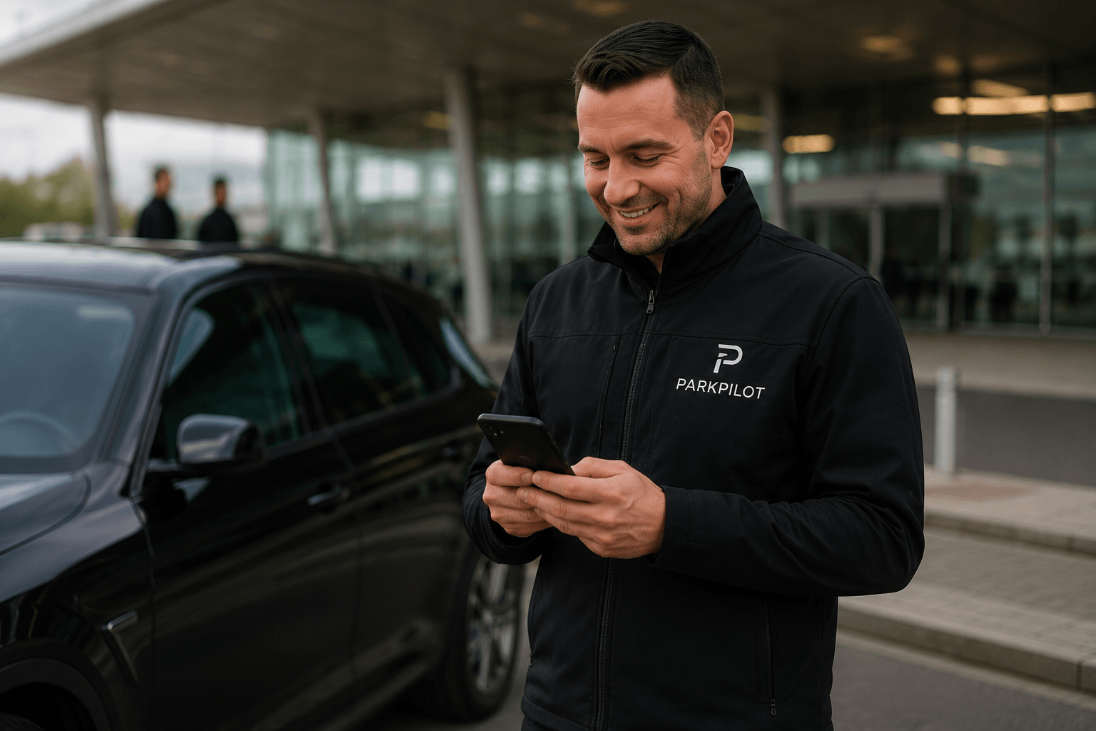 ParkPilot chauffeur met duidelijke communicatie bij Eindhoven Airport